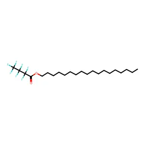 Octadecyl 2,2,3,3,4,4,4-heptafluorobutanoate structure