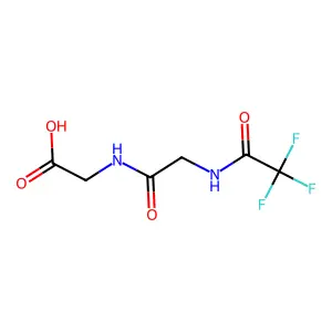 N-(N-(Trifluoroacetyl)glycylglycine structure