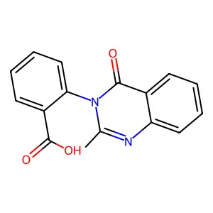 2-(2-甲基-4-氧代喹唑啉-3(4H)-基)苯甲酸 structure
