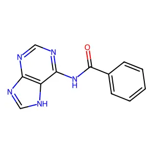 6-Benzamidopurine structure