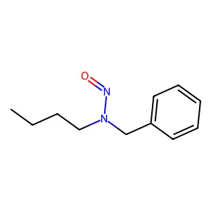 Benzenemethanamine, N-butyl-N-nitroso- structure