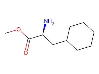 Methyl 2-amino-3-cyclohexylpropanoate structure