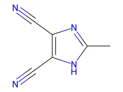 2-methyl-1H-imidazole-4,5-dicarbonitrile structure