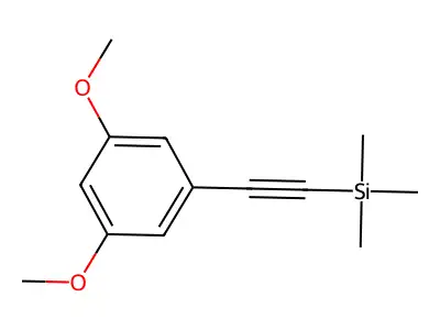 1-[(Trimethylsilyl)ethynyl]-3,5-dimethoxybenzene structure