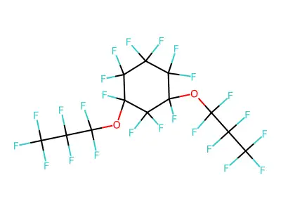 Perfluoro(1,3-dipropoxycyclohexane) structure