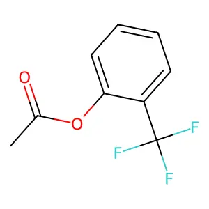 2-(Trifluoromethyl)phenyl acetate structure