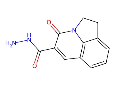 4-Oxo-1,2-dihydro-4H-pyrrolo[3,2,1-ij]quinoline-5-carbohydrazide structure