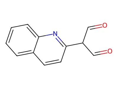 3-Hydroxy-2-quinolin-2-ylprop-2-enal structure