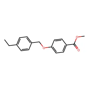 Methyl 4-[(4-ethylphenyl)methoxy]benzoate structure
