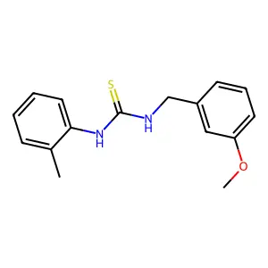 1-[(3-Methoxyphenyl)methyl]-3-(2-methylphenyl)thiourea structure