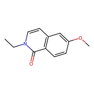 2-Ethyl-6-methoxy-1(2H)-isoquinolinone structure