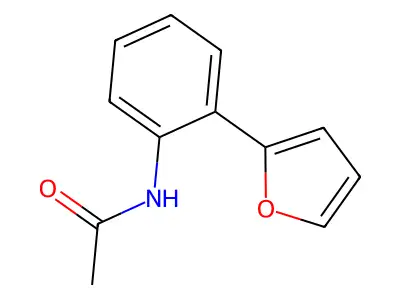 N-[2-(furan-2-yl)phenyl]acetamide structure