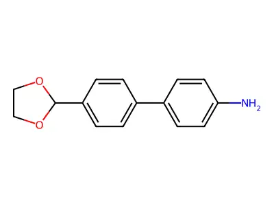 4'-[1,3]Dioxolan-2-yl-biphenyl-4-ylamine structure