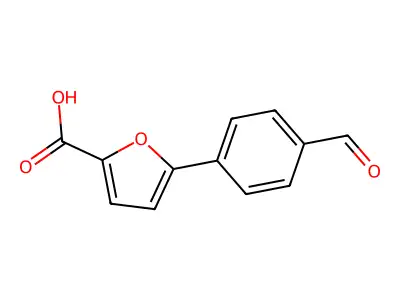 5-(4-Formylphenyl)furan-2-carboxylic acid structure