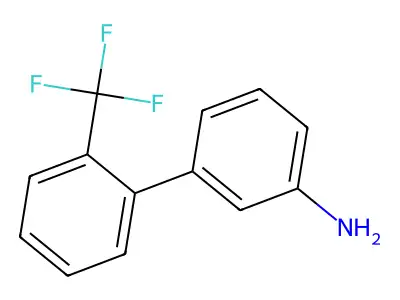 2'-Trifluoromethyl-biphenyl-3-ylamine structure