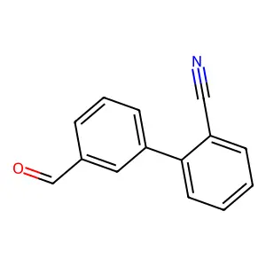 3'-Formyl-biphenyl-2-carbonitrile structure