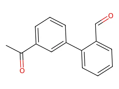 3'-Acetyl-biphenyl-2-carbaldehyde structure