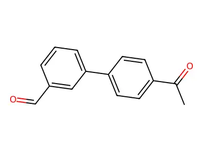 3-(4-Acetylphenyl)benzaldehyde structure