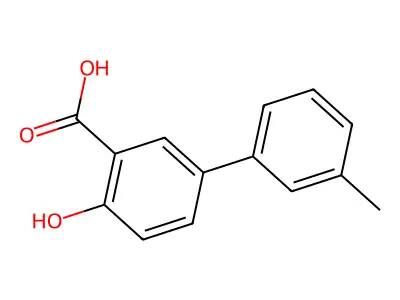 4-Hydroxy-3'-methyl-[1,1'-biphenyl]-3-carboxylic acid structure