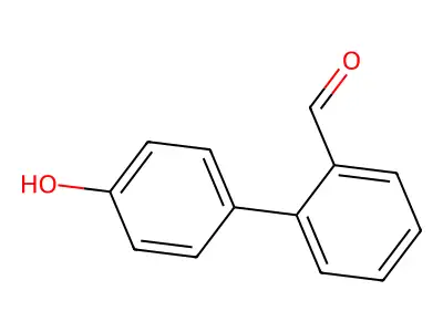 4'-Hydroxy-biphenyl-2-carbaldehyde structure
