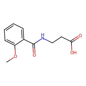 3-((2-Methoxyphenyl)formamido)propanoic acid structure