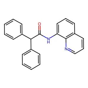 2,2-二苯基-N-(喹啉-8-基)乙酰胺 structure