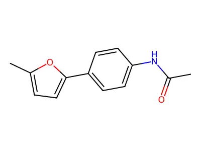 N-(4-(5-Methylfuran-2-yl)phenyl)acetamide structure