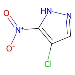 4-chloro-3-nitro-1H-pyrazole structure