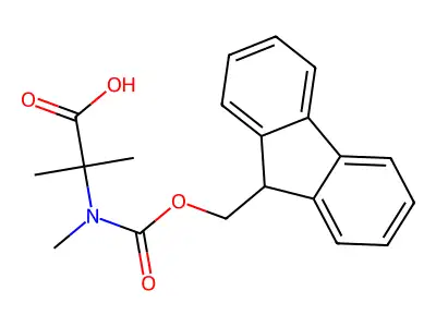Fmoc-N-Me-Aib-OH structure