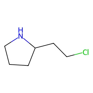 2-(2-Chloroethyl)pyrrolidine structure