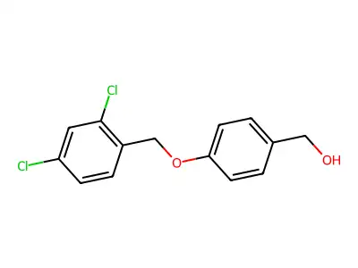 {4-[(2,4-Dichlorobenzyl)oxy]phenyl}methanol structure
