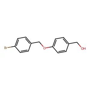 (4-((4-Bromobenzyl)oxy)phenyl)methanol structure