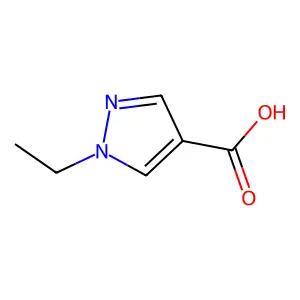 1-ethyl-1H-pyrazole-4-carboxylic acid structure