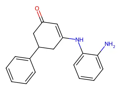 3-[(2-Aminophenyl)amino]-5-phenylcyclohex-2-en-1-one structure