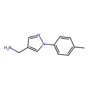 (1-p-tolyl-1H-pyrazol-4-yl)methanamine structure