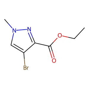ethyl 4-bromo-1-methyl-1H-pyrazole-3-carboxylate structure
