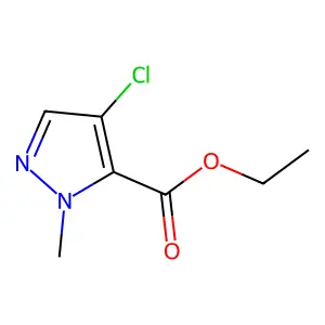 ethyl 4-chloro-1-methyl-1H-pyrazole-5-carboxylate structure