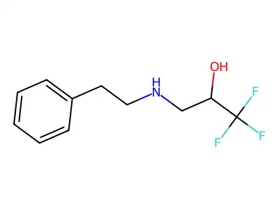 1,1,1-Trifluoro-3-(phenethylamino)-2-propanol structure