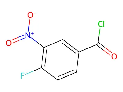 4-Fluoro-3-nitrobenzoyl chloride structure