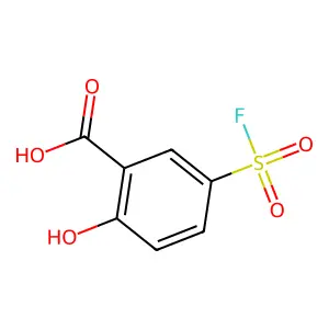 5-(Fluorosulfonyl)-2-hydroxybenzoic acid structure