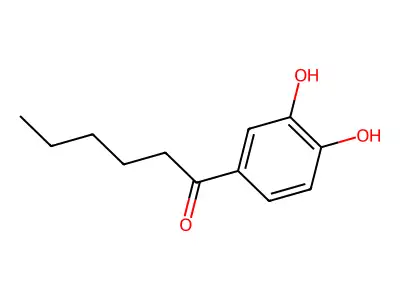 1-(3,4-Dihydroxyphenyl)hexan-1-one structure