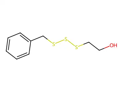 Benzyl-2-hydroxyethyl-trisulfide structure