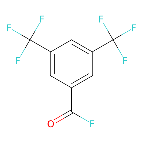 3,5-bis(trifluoromethyl)benzoyl Fluoride structure
