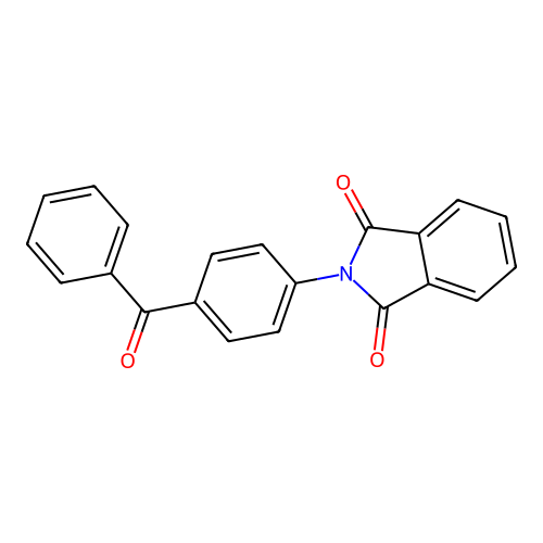 2-(4-Benzoylphenyl)isoindole-1,3-dione structure