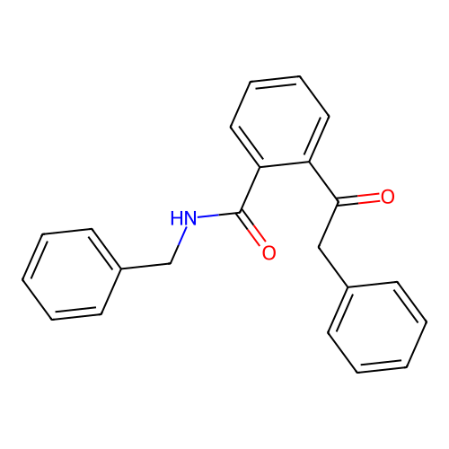 n-Benzyl-2-(phenylacetyl)benzamide structure