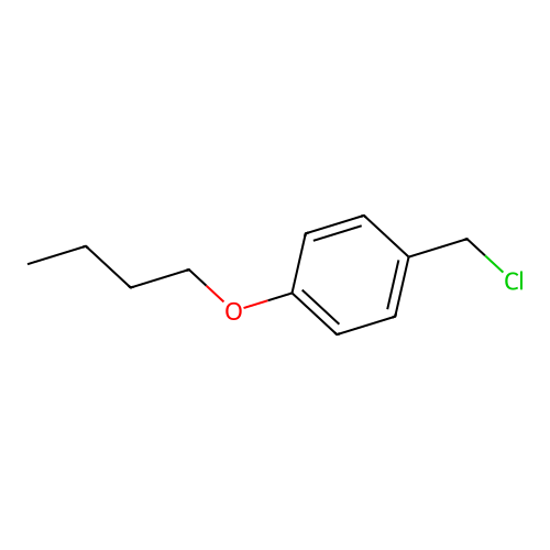 p-Butoxybenzyl chloride structure