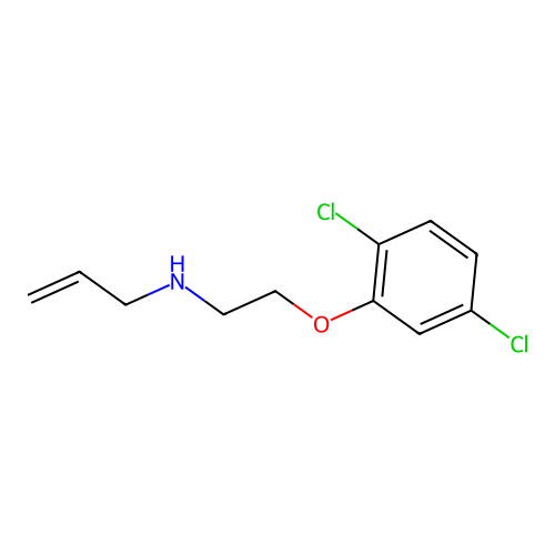 N-allyl-N-[2-(2,5-dichlorophenoxy)ethyl]amine structure