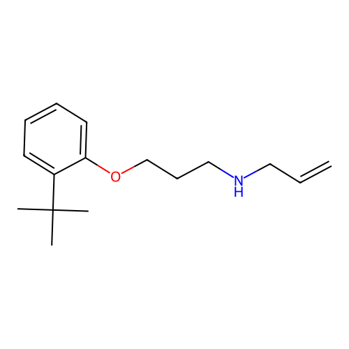 N-allyl-N-[3-(2-tert-butylphenoxy)propyl]amine structure