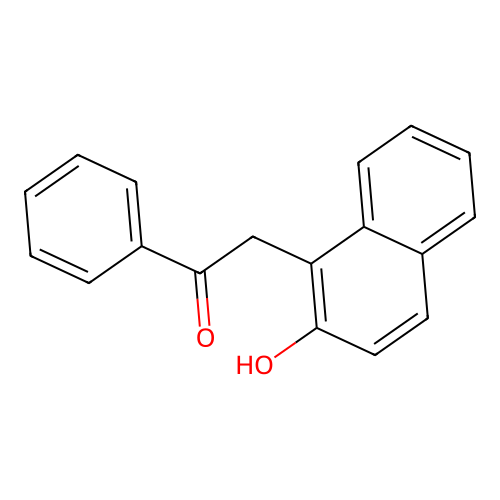 2-Hydroxy-1-naphthyl acetophenone structure