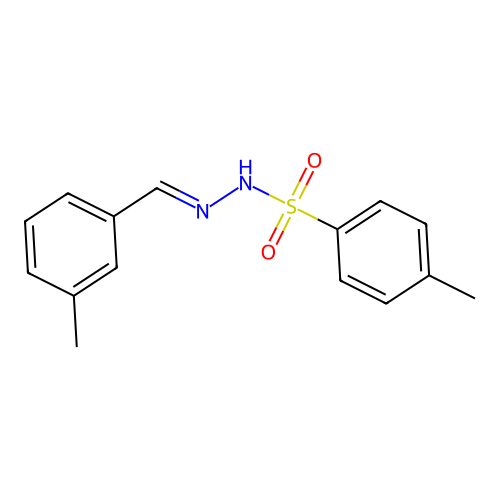 4-methyl-N'-[(E)-(3-methylphenyl)methylidene]benzenesulfonohydrazide structure